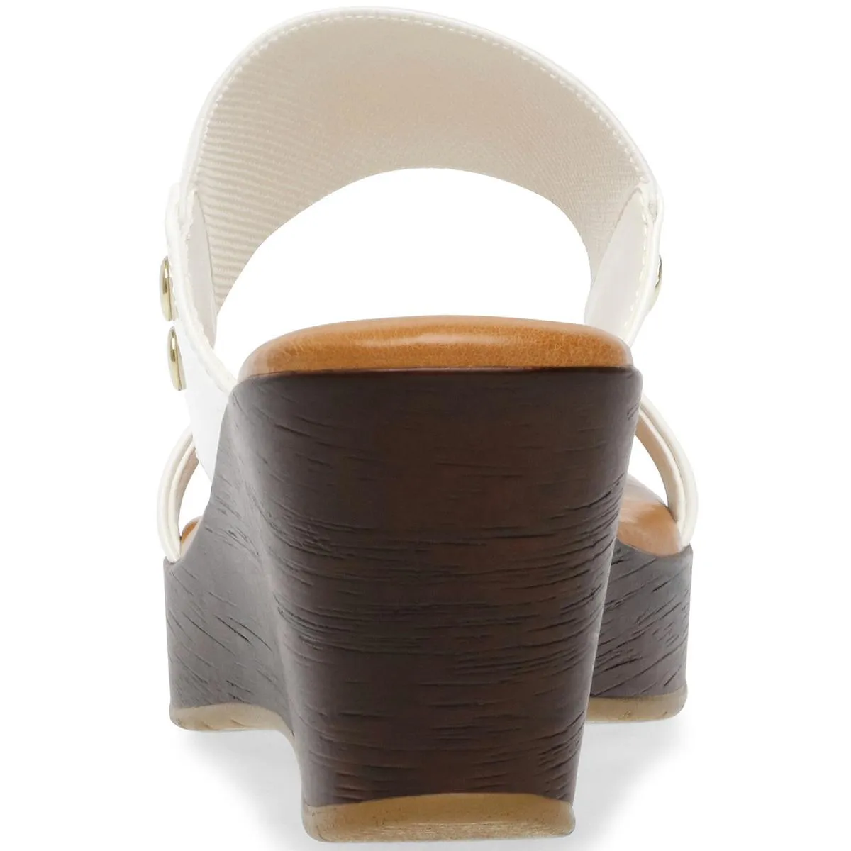 Wedge Womens Slip On Open Toe Wedge Sandals