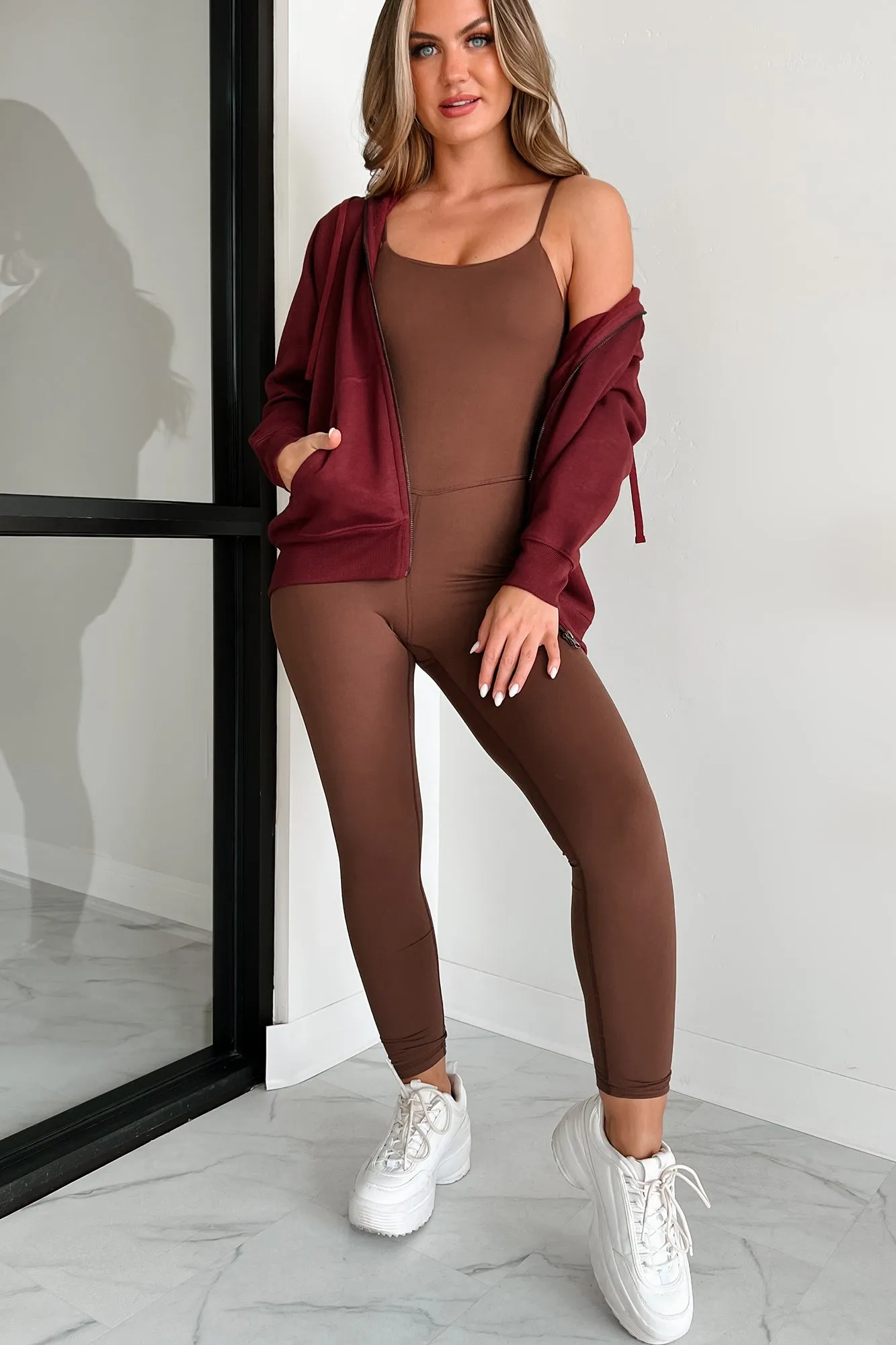 Winning Takes Precedence Zip-Up Hoodie (Burgundy)