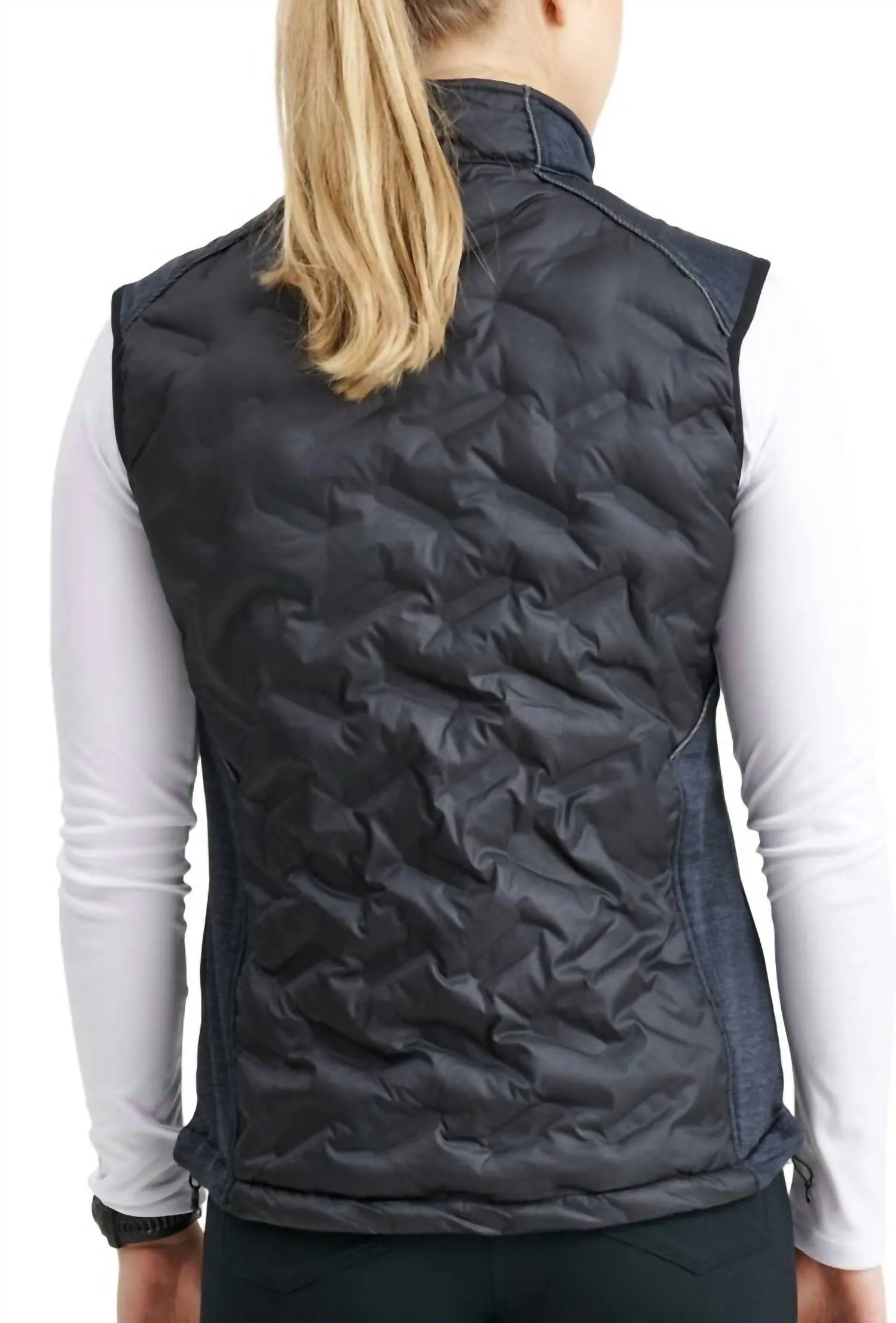 Women Elgin Hybrid Vest In Black
