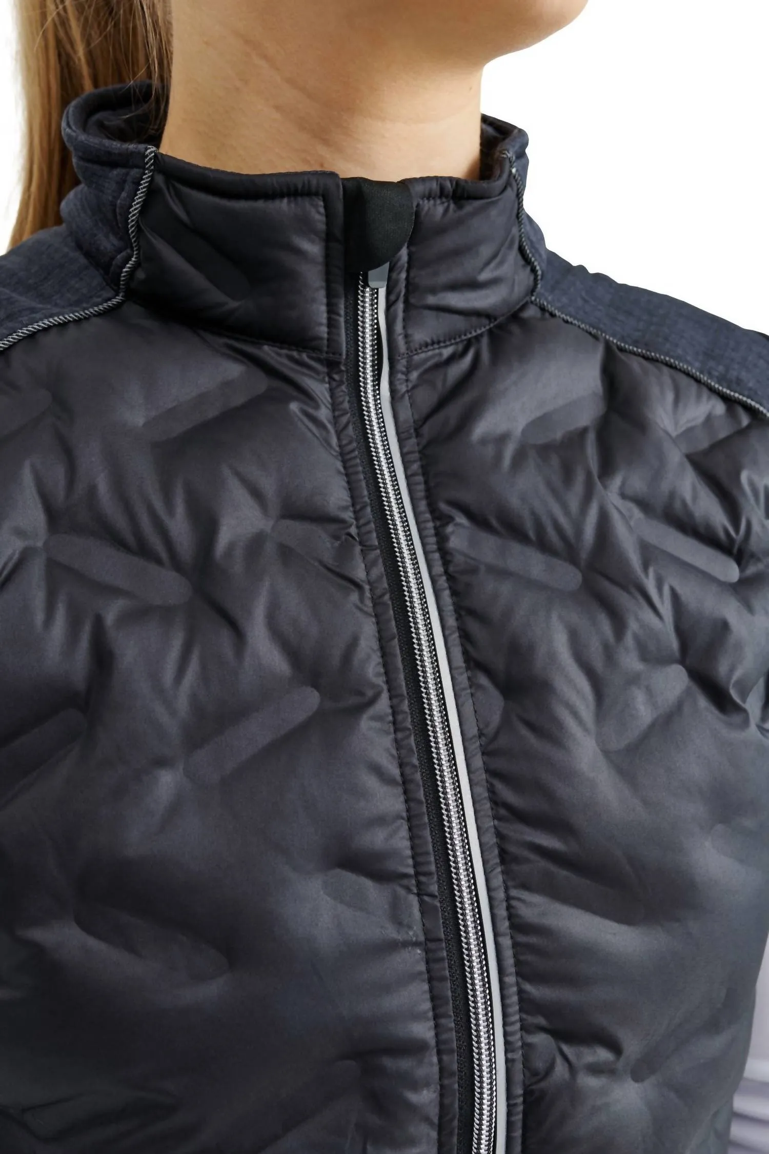 Women Elgin Hybrid Vest In Black