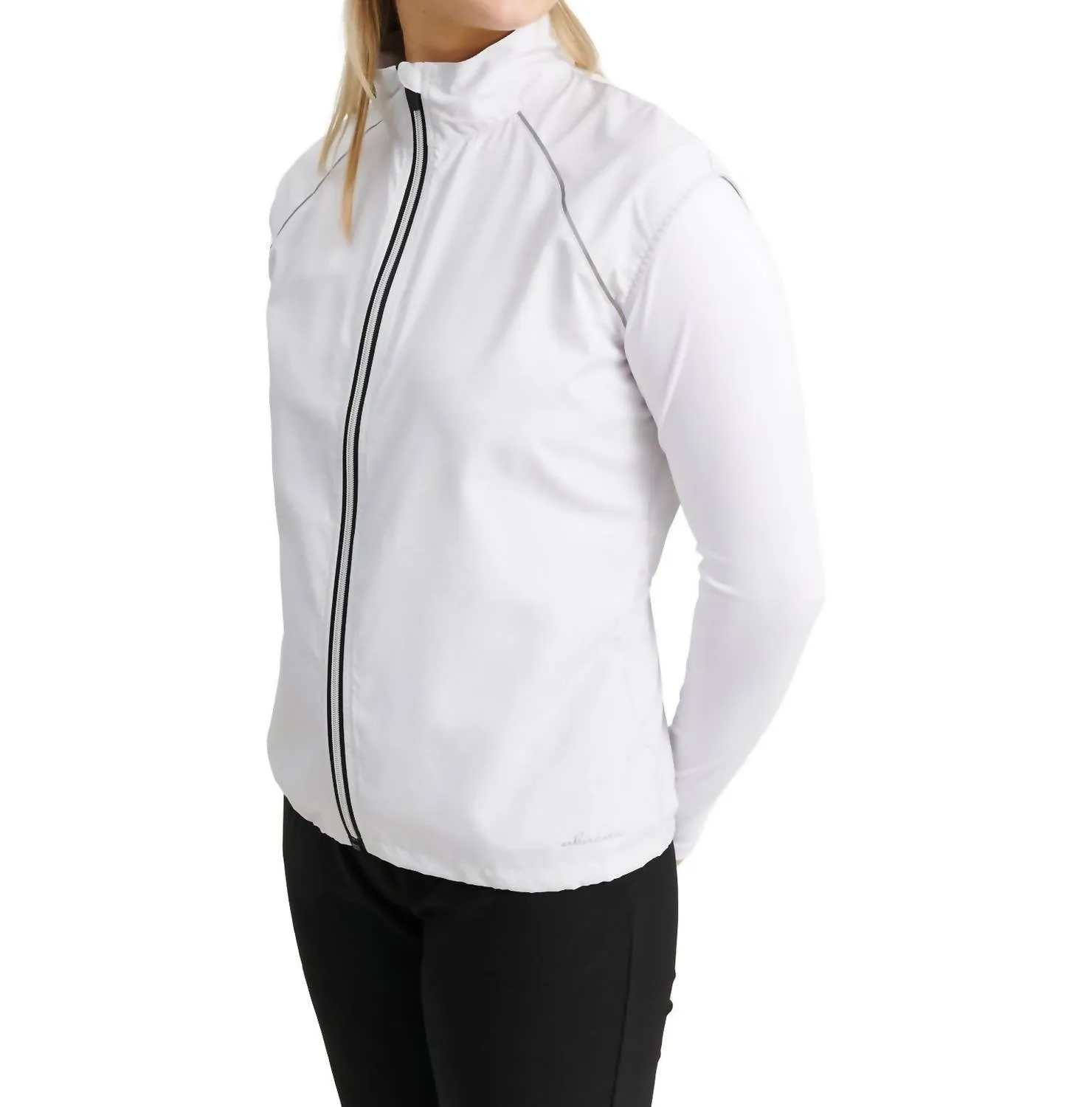 Women Ganton Stretch Wind Vest In Stone Melange