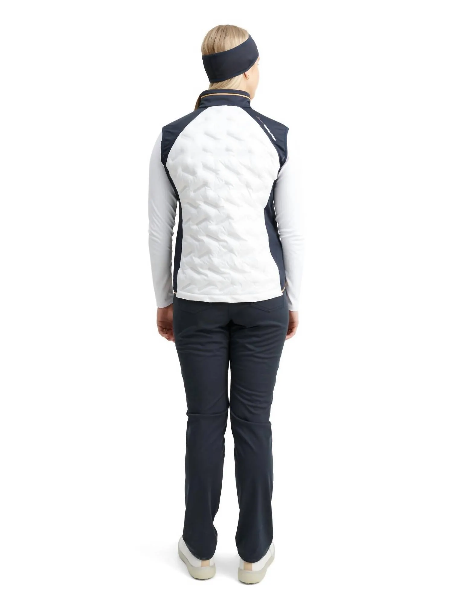 Women Grove Hybrid Vest In Navy White