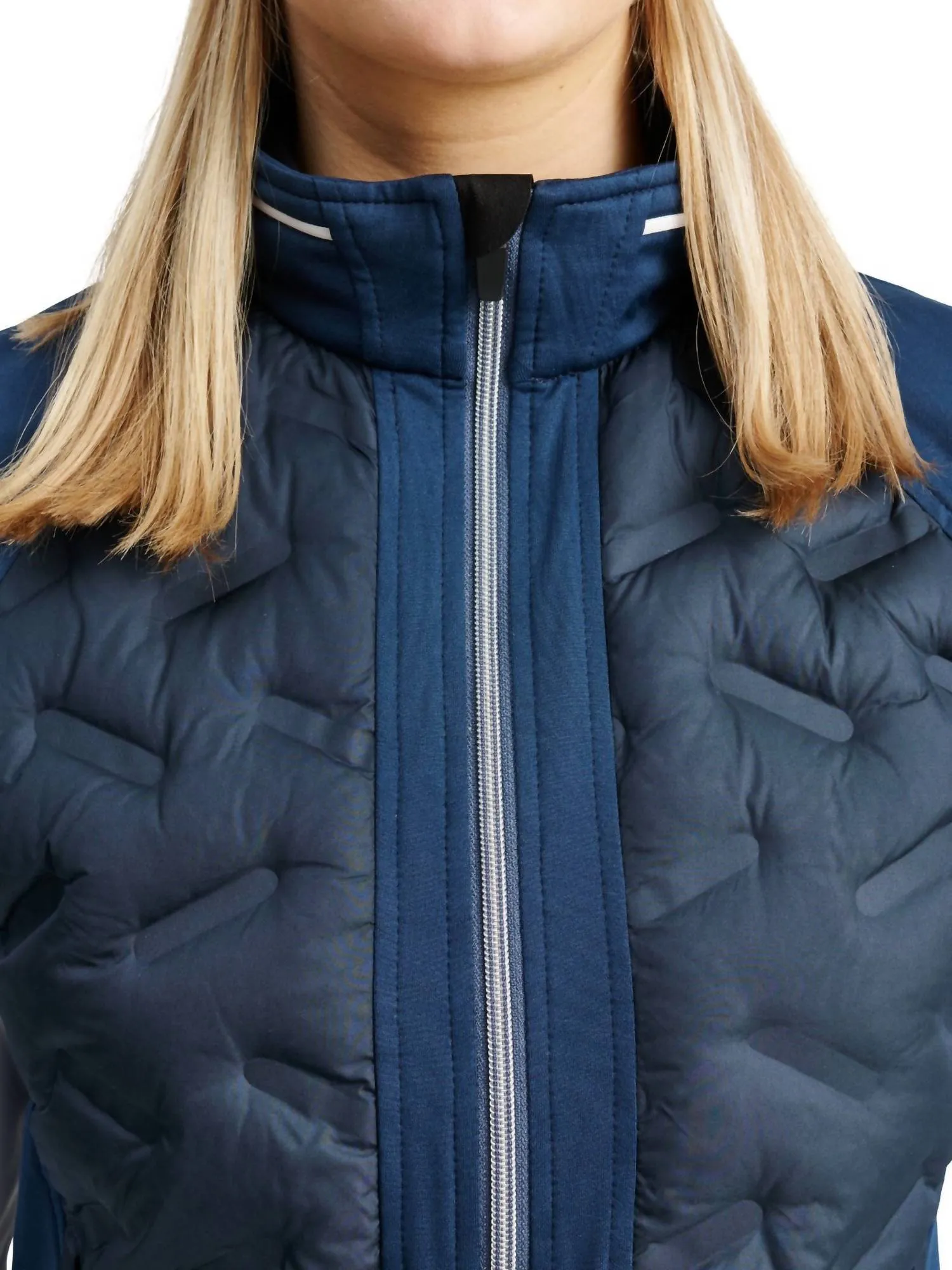 Women Grove Hybrid Vest In Peacock Blue