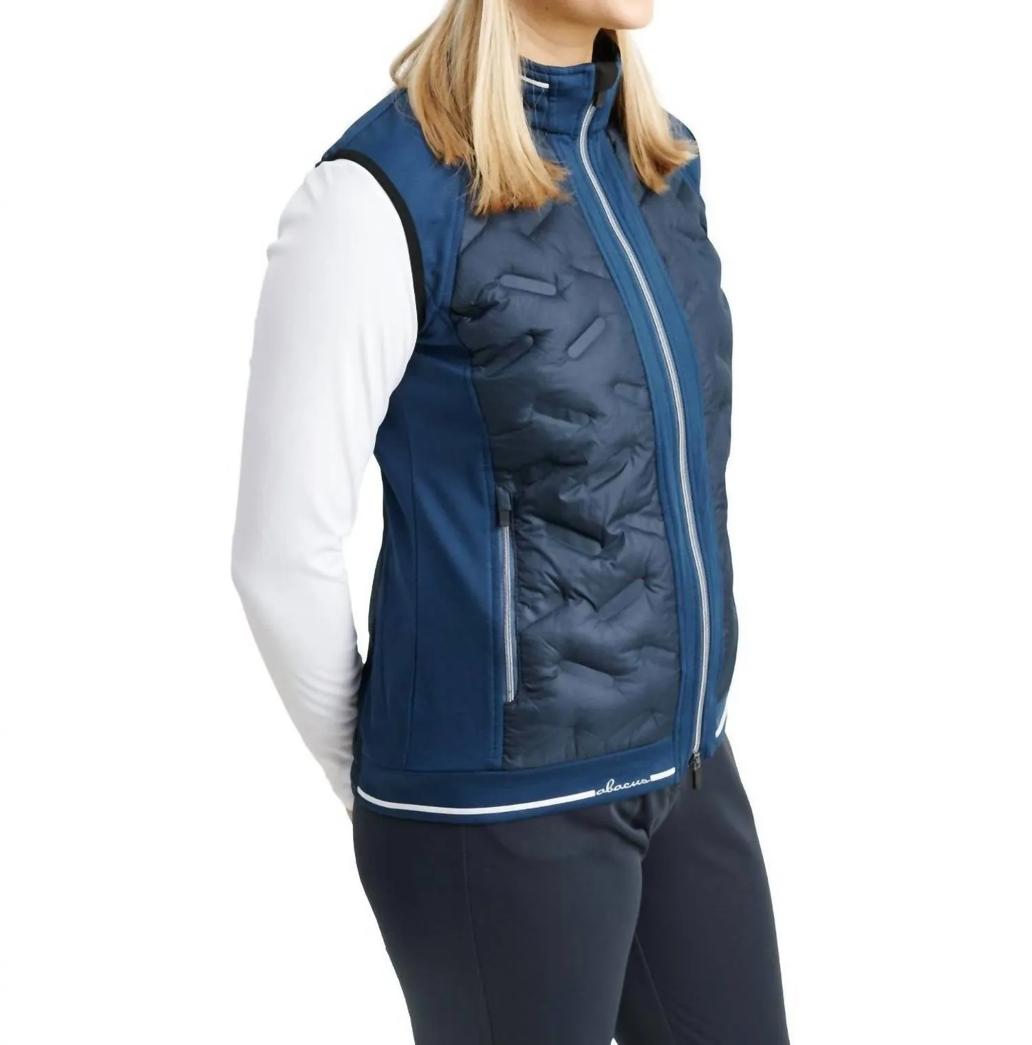 Women Grove Hybrid Vest In Peacock Blue