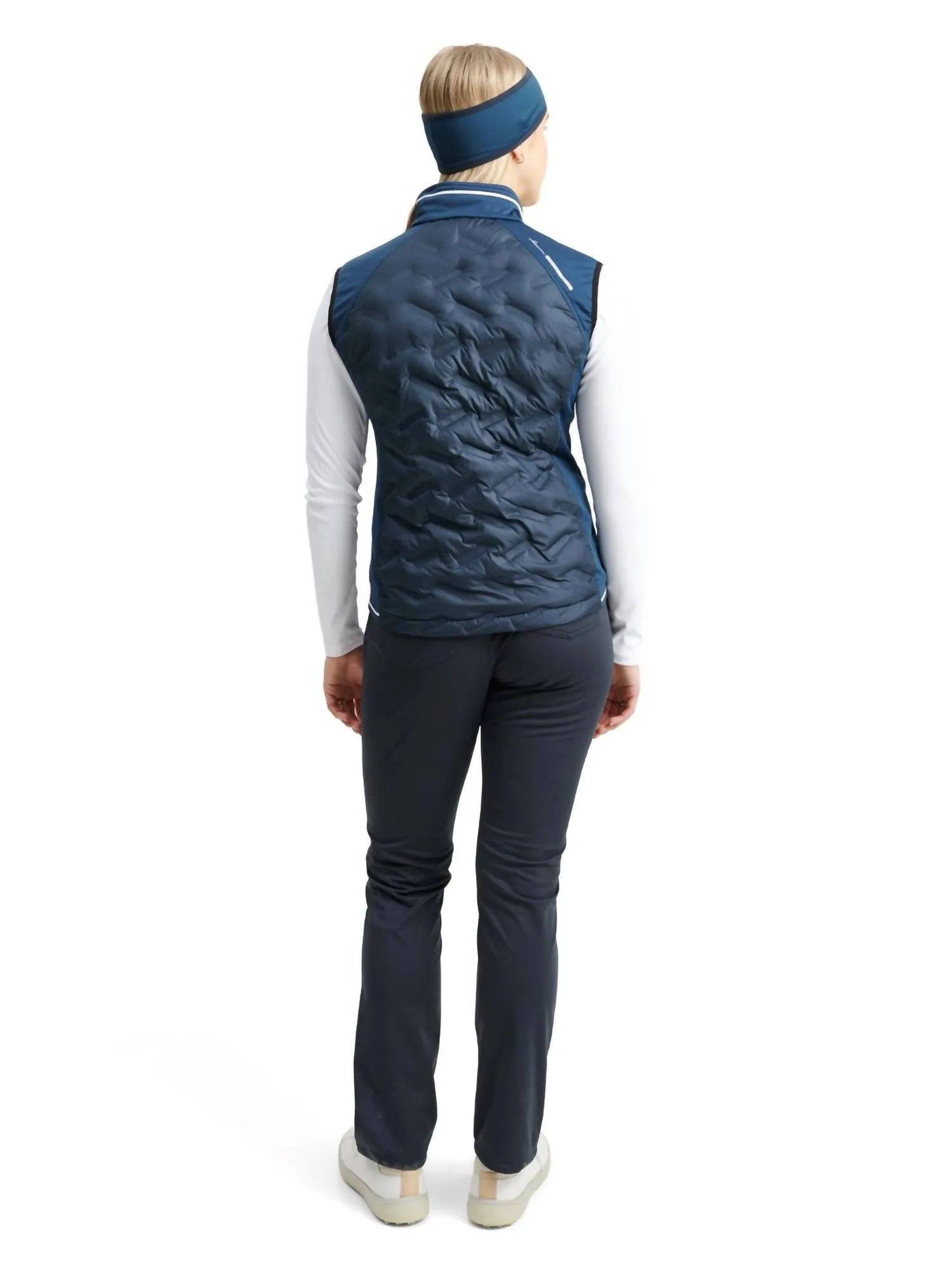 Women Grove Hybrid Vest In Peacock Blue