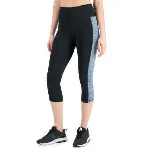 Women's Colorblocked Cropped Legging,Black