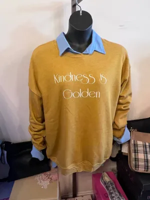 Women's Golden Sweatshirt In Yellow