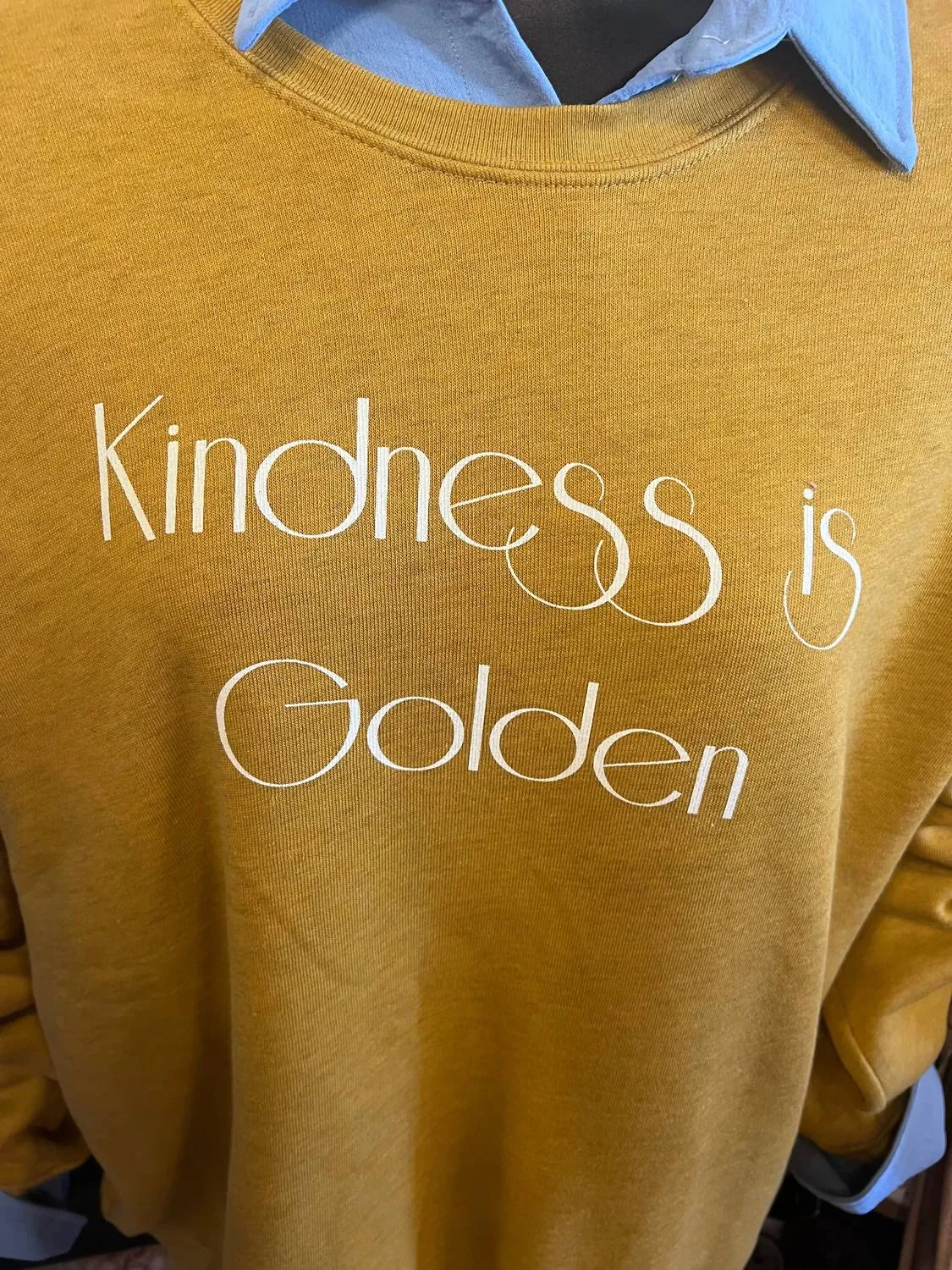 Women's Golden Sweatshirt In Yellow