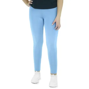 Women's Plain Solid Legging,Blue