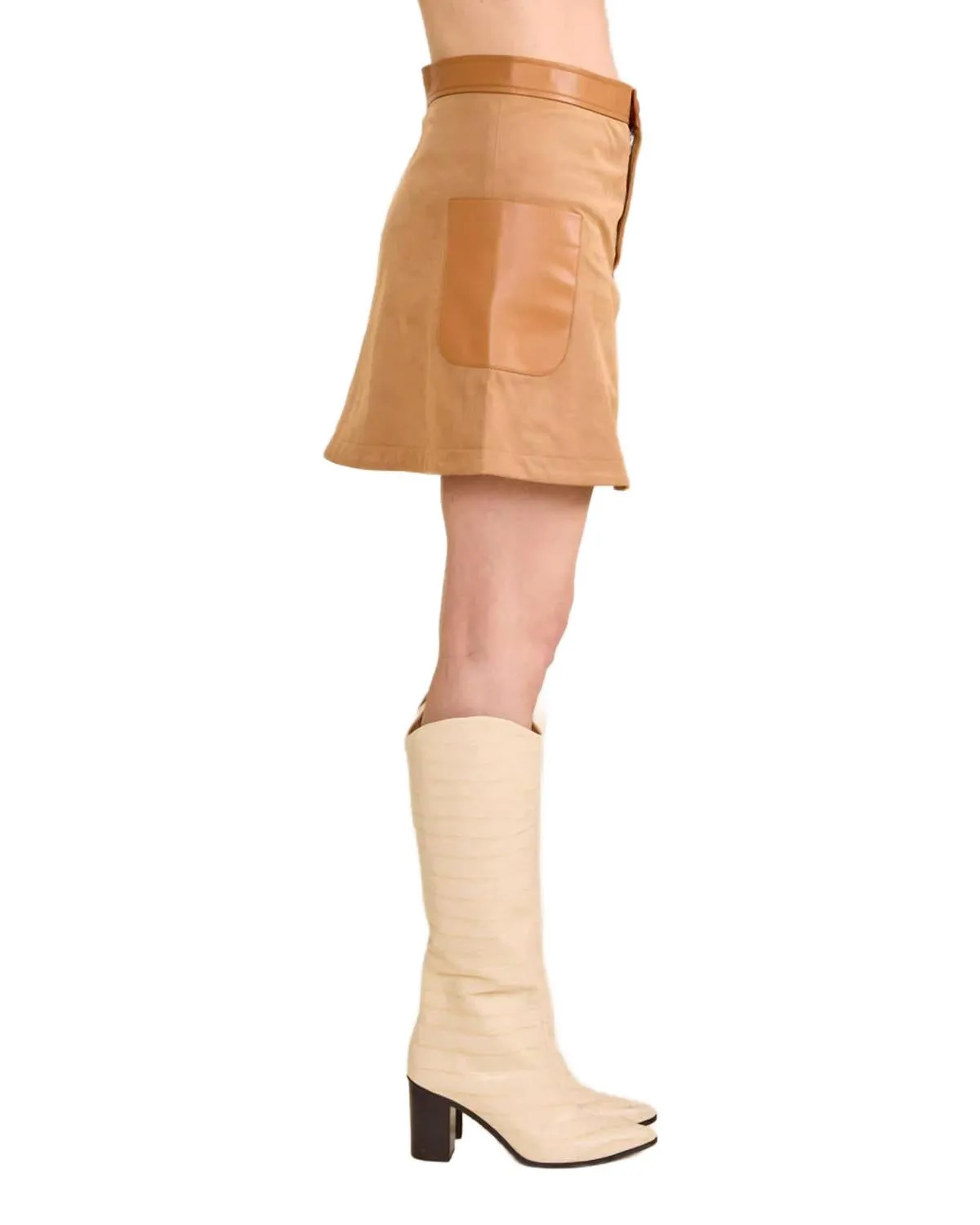 Women's Zoe Skirt In Camel
