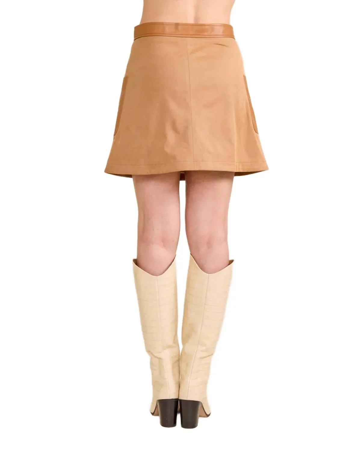 Women's Zoe Skirt In Camel