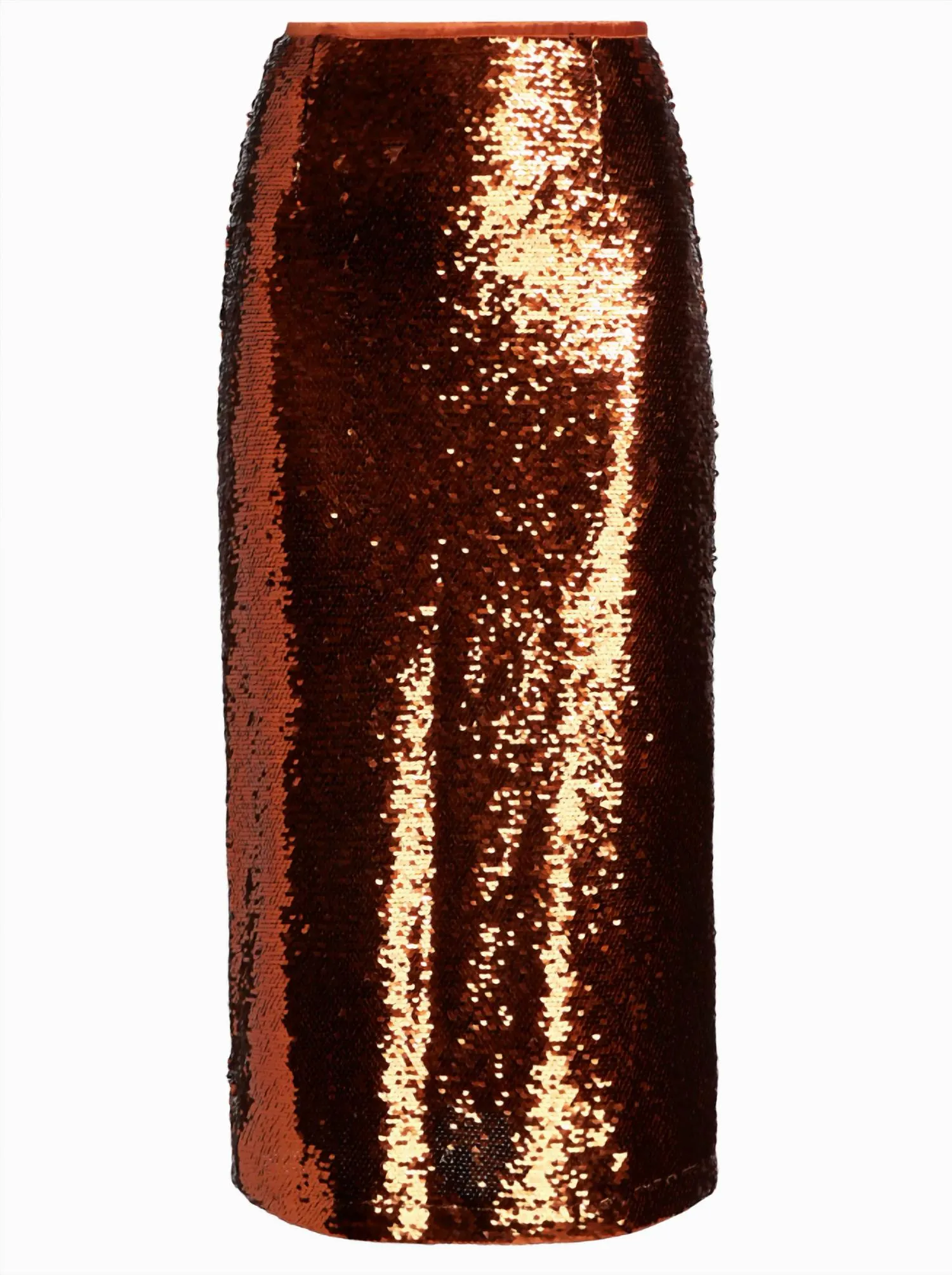 Wray Sequin Skirt In Cinnamon