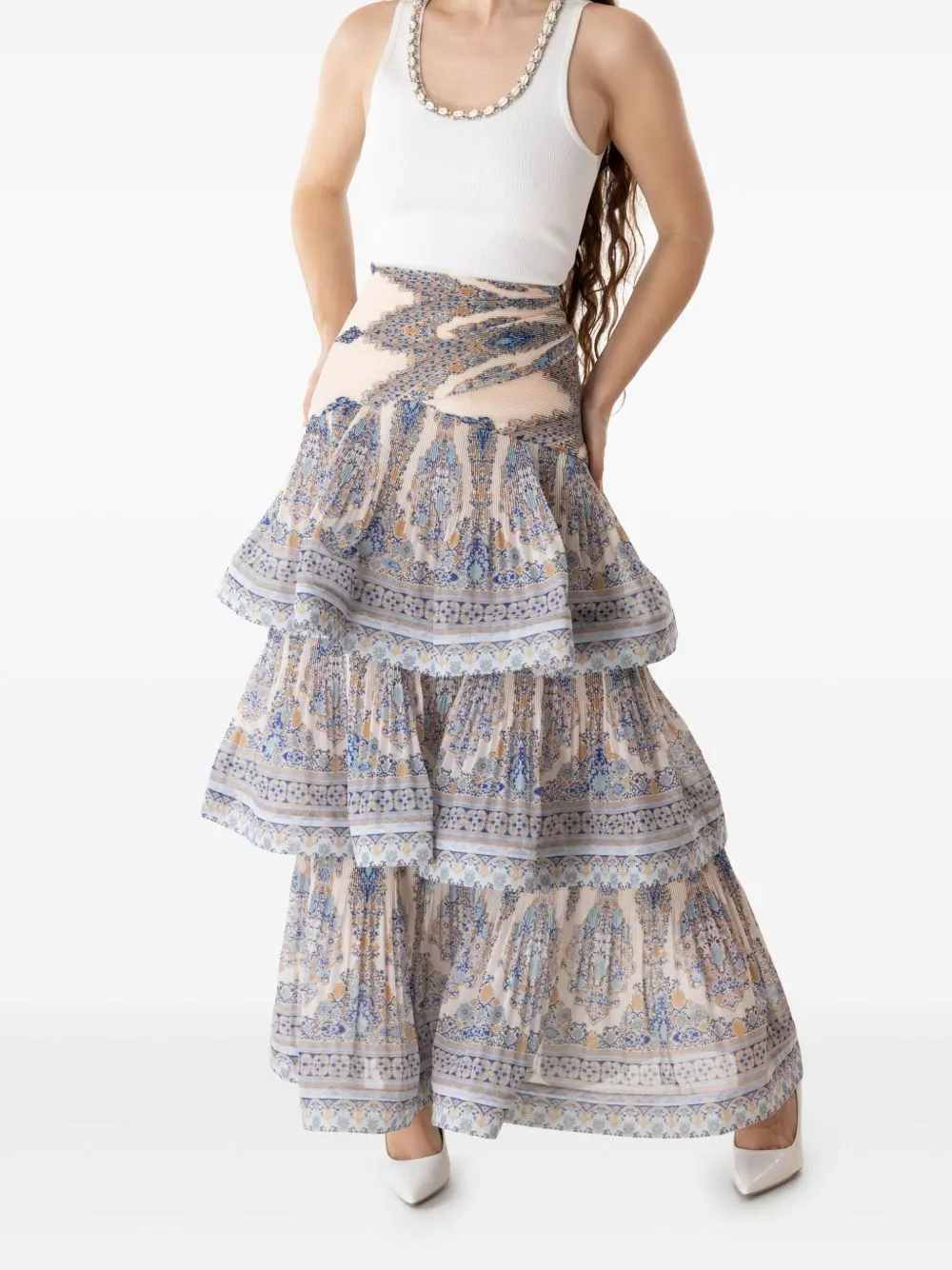 Zimmermann Women's Skirts Clear blue